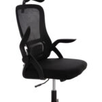 ΚΑΡΕΚΛΑ ΓΡΑΦΕΙΟΥ FB91205.01 ΜΑΥΡΟ MESH-ΜΑΥΡΟΣ ΣΚΕΛΕΤΟΣ 60x58x110-130Υεκ. - Image 8