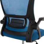 ΚΑΡΕΚΛΑ ΓΡΑΦΕΙΟΥ FB91205.03 ΜΠΛΕ MESH-ΜΑΥΡΟΣ ΣΚΕΛΕΤΟΣ 60x58x110-130Υεκ. - Image 10