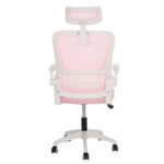 ΚΑΡΕΚΛΑ ΓΡΑΦΕΙΟΥ FB91205.04 ΡΟΖ MESH-ΛΕΥΚΟΣ ΣΚΕΛΕΤΟΣ NYLON 60,5x47x85,5Υεκ. - Image 6