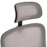 ΚΑΡΕΚΛΑ ΓΡΑΦΕΙΟΥ FB91205.05 ΓΚΡΙ MESH-ΜΑΥΡΟΣ ΣΚΕΛΕΤΟΣ 60x58x110-130Υεκ. - Image 7