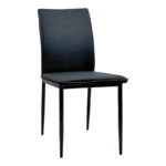 ΚΑΡΕΚΛΑ ΤΡΑΠΕΖΑΡΙΑΣ FB918347.02 ΜΑΥΡΟ ΥΦΑΣΜΑ & ΜΕΤΑΛΛΙΚΑ ΠΟΔΙΑ 42x58x89,5Υεκ