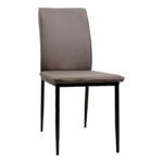 ΚΑΡΕΚΛΑ ΤΡΑΠΕΖΑΡΙΑΣ FB918347.03 ΚΑΦΕ ΥΦΑΣΜΑ-ΜΕΤΑΛ. ΠΟΔΙΑ ΜΑΥΡΑ 42x58x89,5Υεκ