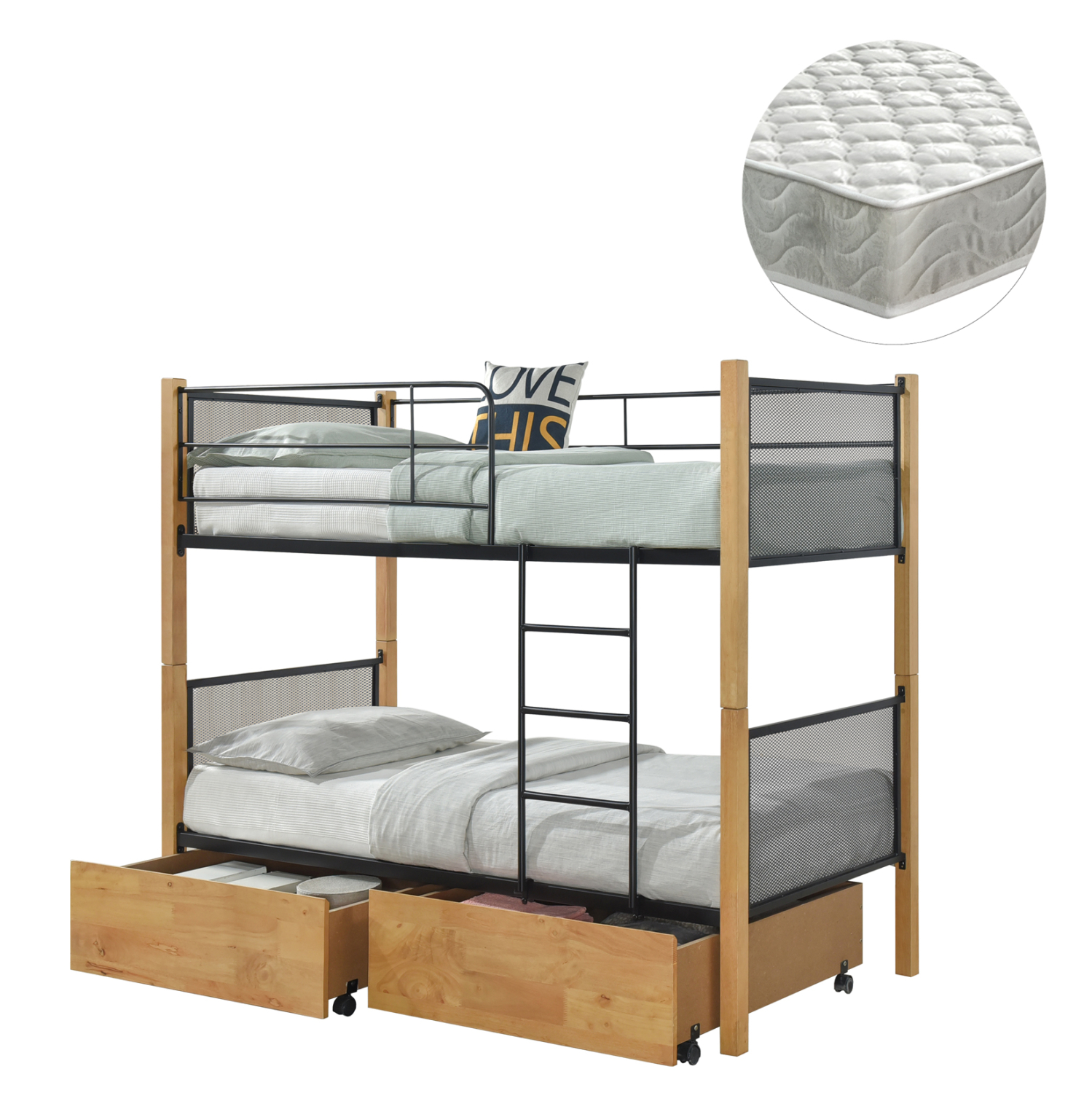 koyketa-me-syrtaria-stromata-fb92133602- ΚΟΥΚΕΤΑ ΜΕ ΣΥΡΤΑΡΙΑ & ΣΤΡΩΜΑΤΑ FB921336.02 ΞΥΛΟ ΧΡΩΜΑ ΟΞΙΑ-ΜΕΤΑΛΛΟ--90X190εκ - Image 1