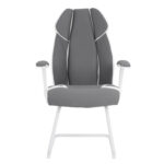 ΠΟΛΥΘΡΟΝΑ ΕΠΙΣΚΕΠΤΗ FB91102 ΣΕ ΓΚΡΙ ΧΡΩΜΑ 63x64x107cm - Image 3