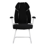 ΠΟΛΥΘΡΟΝΑ ΕΠΙΣΚΕΠΤΗ FB91102.02 ΣΕ ΧΡΩΜΑ ΜΑΥΡΟ ΜΕ ΑΣΠΡΟ 66,5x63x108cm - Image 3