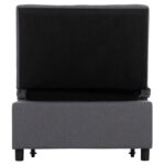 ΠΟΛΥΘΡΟΝΑ-ΚΡΕΒΑΤΙ FB93295.01 ΓΚΡΙ ΥΦΑΣΜΑ 75x106x87Υεκ. - Image 6