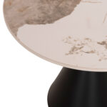 ΣΕΤ 2 ΤΡΑΠΕΖΙΑ ΣΑΛΟΝΙΟΥ FB918305.02 ΜΕΤΑΛΛΟ ΜΑΥΡΟ-SINTERED STONE PANDORA Φ50εκ & Φ70εκ - Image 9