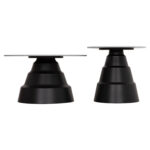 ΣΕΤ 2 ΤΡΑΠΕΖΙΑ ΣΑΛΟΝΙΟΥ FB918306.02 SINTERED STONE TOP- SNOW WHITE ΧΡΩΜΑ Φ50 & Φ70 - Image 4