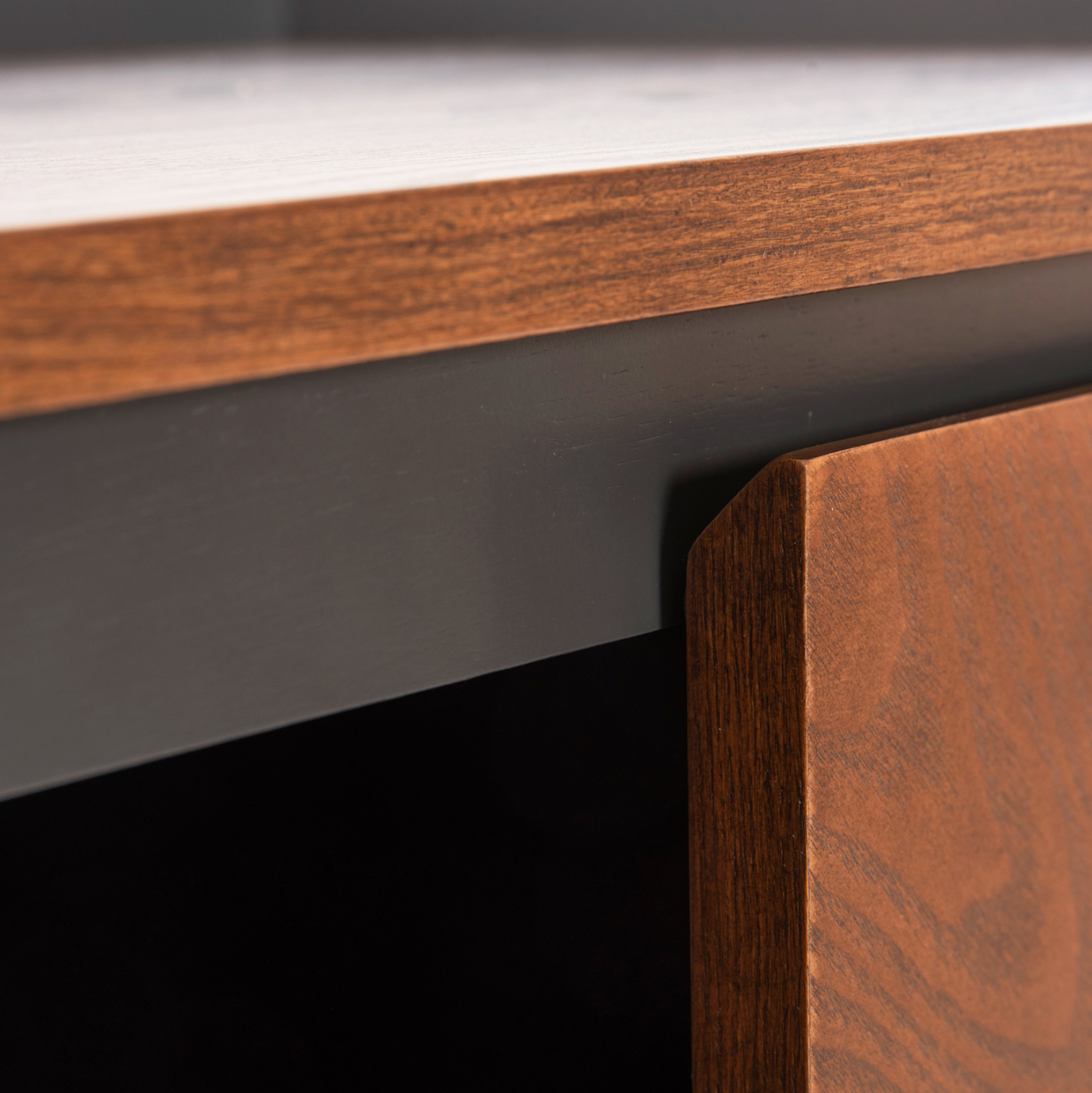 ΣΕΤ ΜΠΟΥΦΕΣ & ΕΠΙΠΛΟ ΤΗΛΕΟΡΑΣΗΣ FB921344 MDF ΜΕ ΚΑΠΛΑΜΑ ΚΑΡΥΔΙΑΣ - Image 6