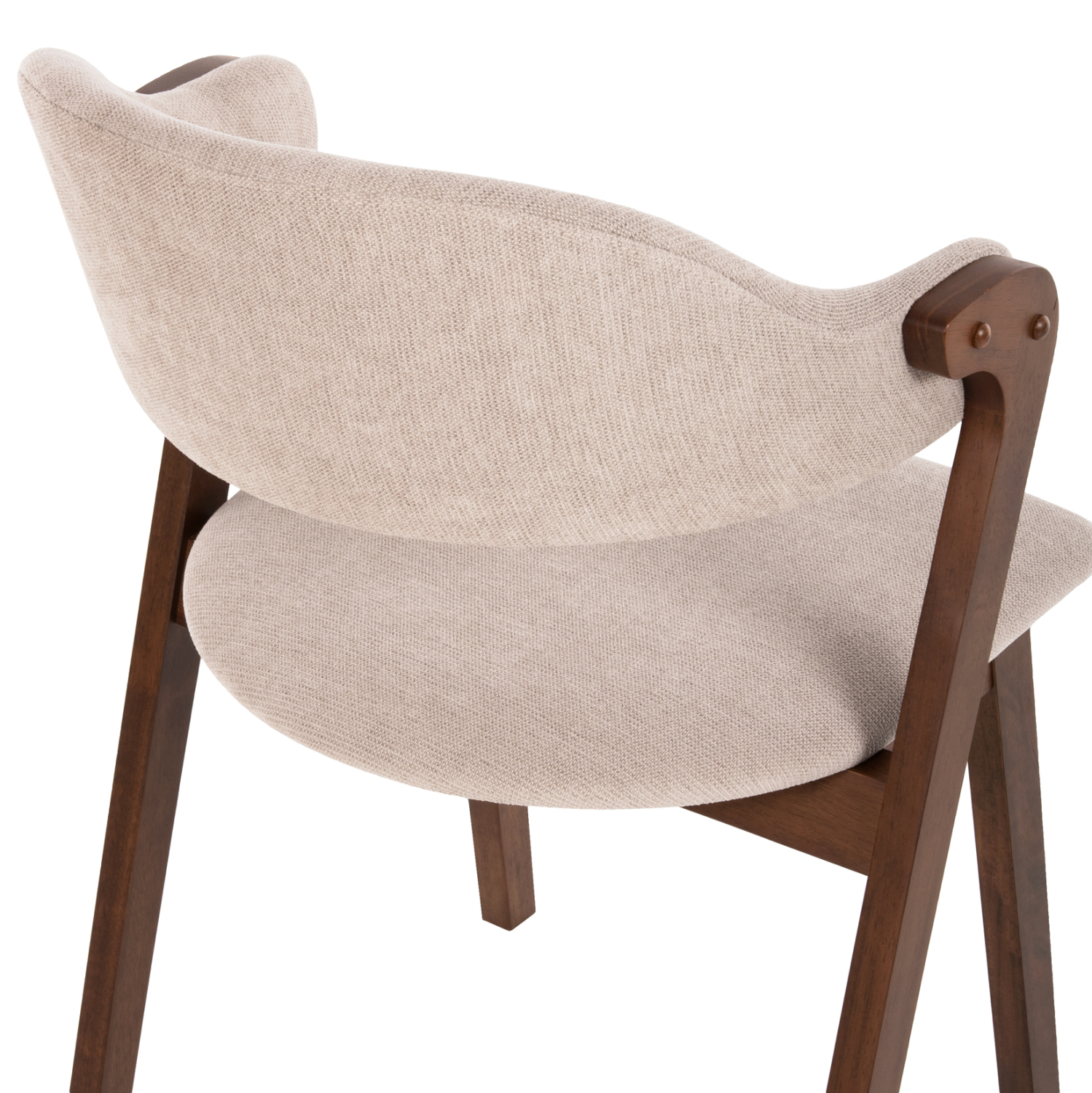 ΣΕΤ ΤΡΑΠΕΖΑΡΙΑΣ 9ΤΜΧ FB921341 ΤΡΑΠΕΖΙ ΑΠΟ MDF--ΚΑΡΕΚΛΕΣ RUBBERWOOD & ΥΦΑΣΜΑ - Image 6