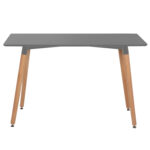 ΤΡΑΠΕΖΙ FB98581.02 ΑΝΟΙΧΤΟ ΓΚΡΙ MDF-ΠΟΔΙΑ ΟΞΙΑ ΣΕ ΦΥΣΙΚΟ ΧΡΩΜΑ- 120Χ60X74Υεκ. - Image 3