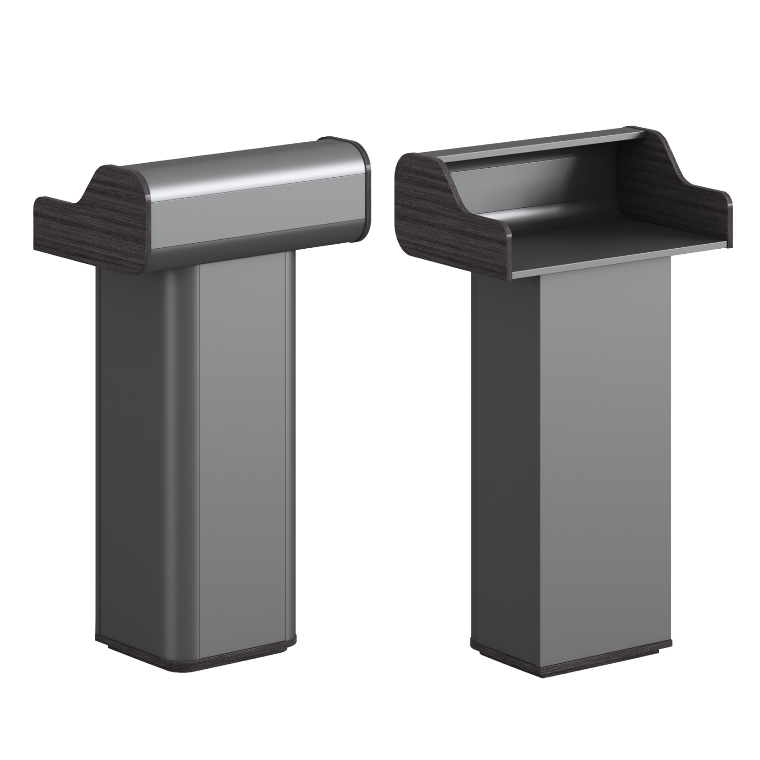 ΑΝΑΛΟΓΙΟ ΟΜΙΛΗΤΗ FB92151 ΜΕΛΑΜΙΝΗ ΣΕ ΓΚΡΙ 60x40x108Υεκ