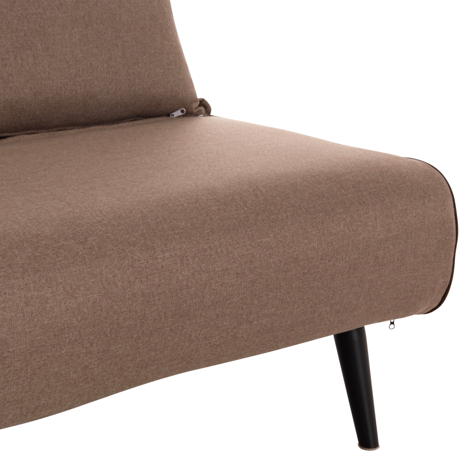 ΚΑΝΑΠΕΣ ΚΡΕΒΑΤΙ 2 ΑΤΟΜΩΝ FB93077.07 ΣΚΟΥΡΟ ΜΠΕΖ ΥΦΑΣΜΑ 143x78x84Yεκ. - Image 8