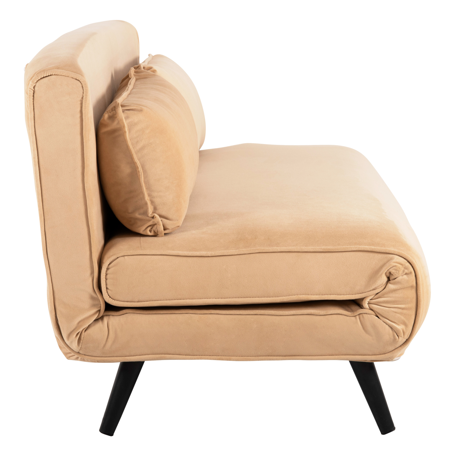 ΚΑΝΑΠΕΣ ΚΡΕΒΑΤΙ 2 ΑΤΟΜΩΝ FB93077.17 2ΘΕΣΙΟΣ ΜΕ ΒΕΛΟΥΔΟ ΜΠΕΖ 140x80x77Yεκ. - Image 5