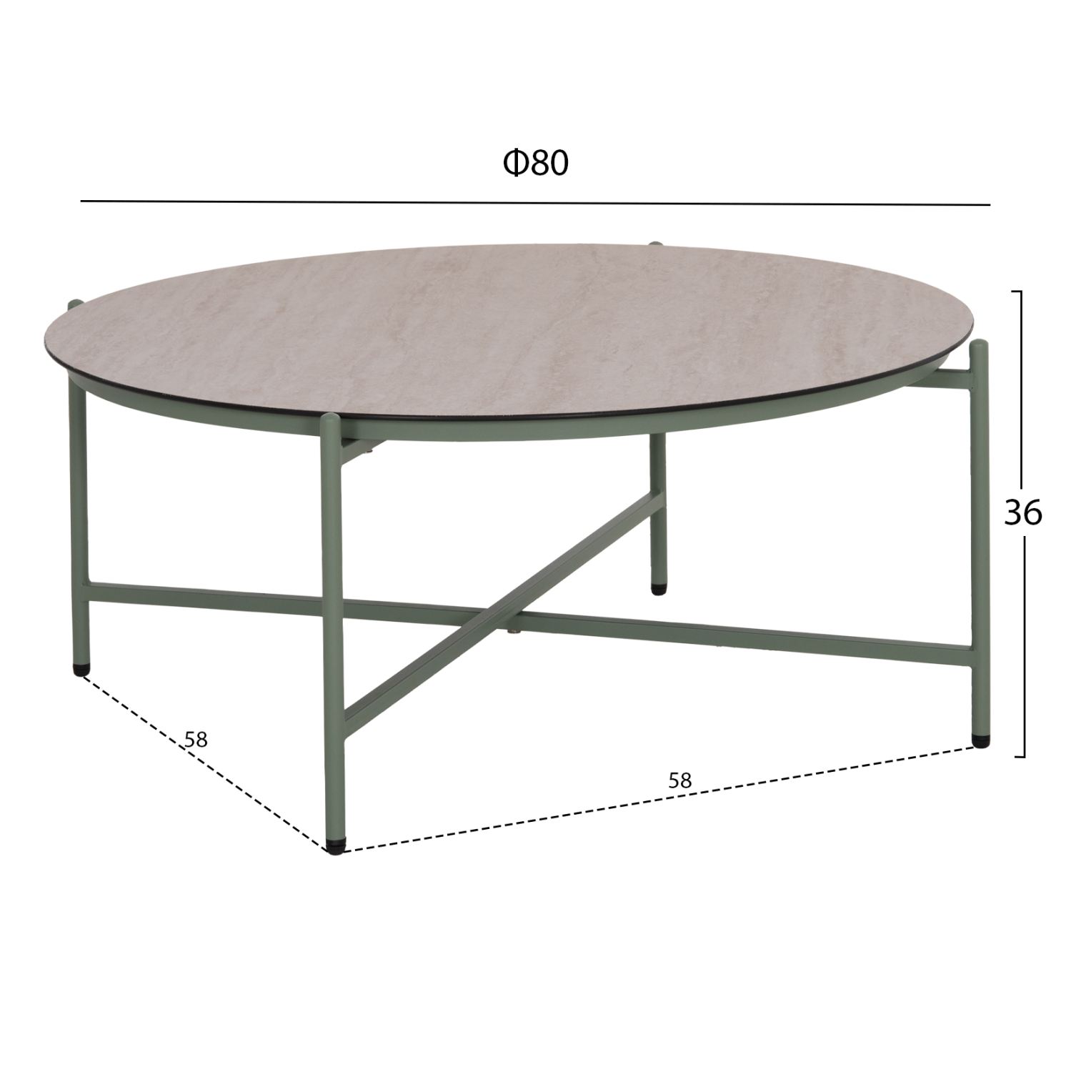 ΣΕΤ ΣΑΛΟΝΙ ΕΞ.ΧΩΡΟΥ 5ΤΜΧ FB96504.07 ΜΕΤΑΛΛΟ-ΣΧΟΙΝΙ-ΓΥΑΛΙ--ΠΡΑΣΙΝΟ - Image 4