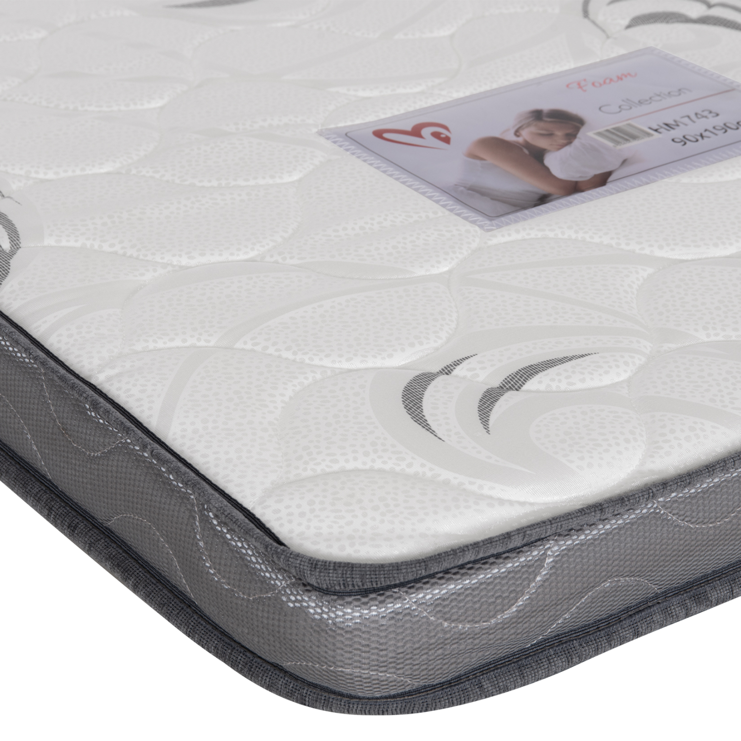 ΣΤΡΩΜΑ ΑΦΡΟΥ FB9743 ΛΕΥΚΟ 90x190x10(πάχος)εκ. - Image 4