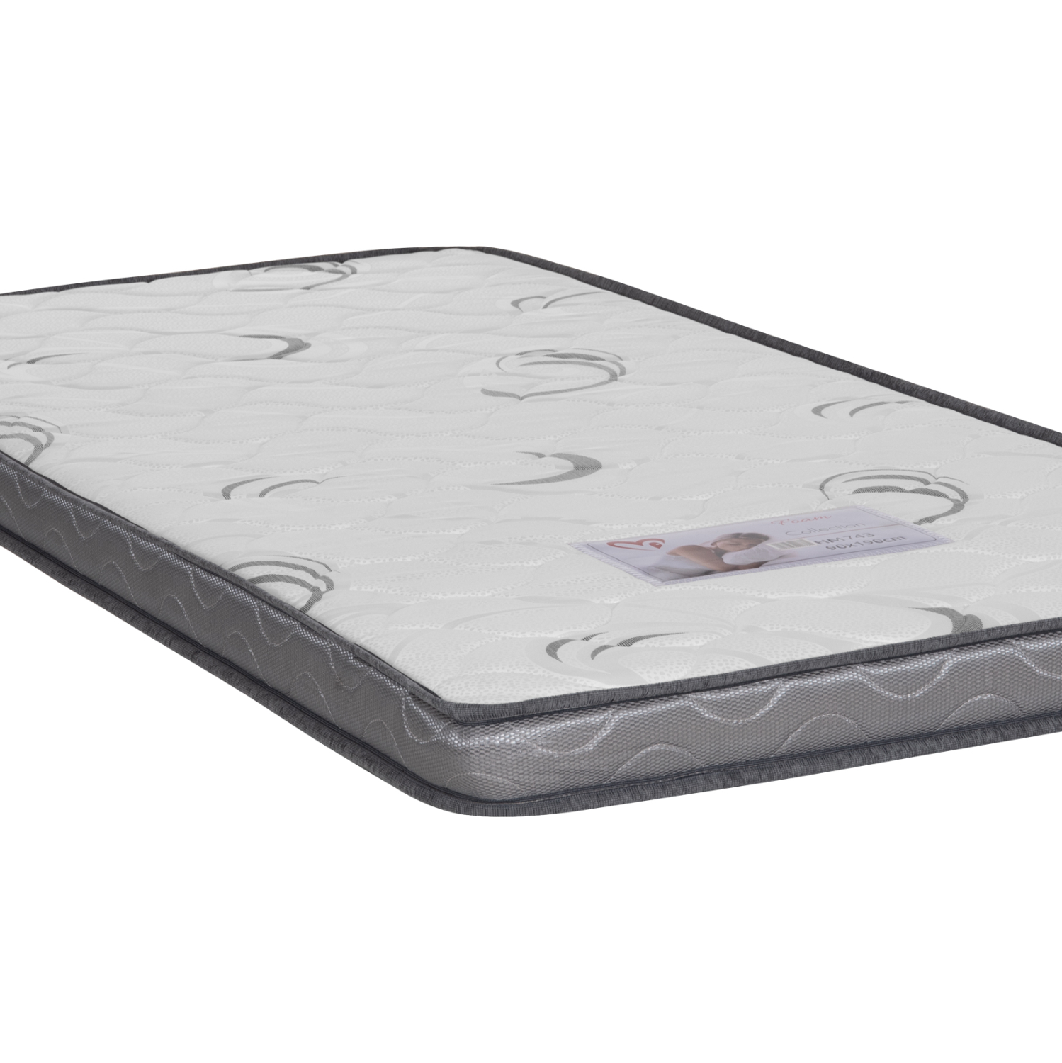 ΣΤΡΩΜΑ ΑΦΡΟΥ FB9743 ΛΕΥΚΟ 90x190x10(πάχος)εκ. - Image 7