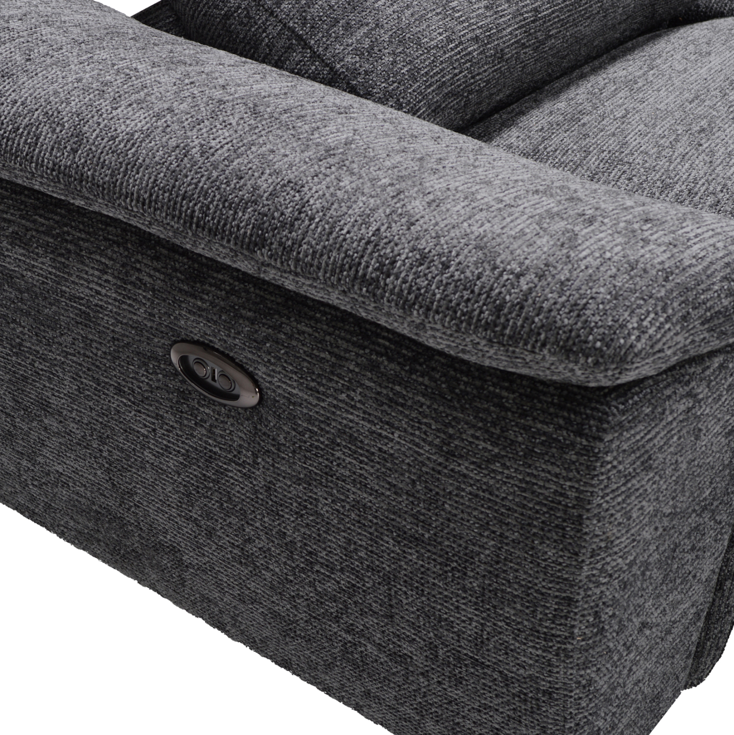 ΚΑΝΑΠΕΣ ΔΕΞΙΑ ΓΩΝΙΑ-ΑΝΑΚΛΙΣΗ & ΑΠΟΘ.ΧΩΡΟΣ FB93339.01R ΓΚΡΙ ΥΦΑΣΜΑ 284x224x76Υεκ - Image 5