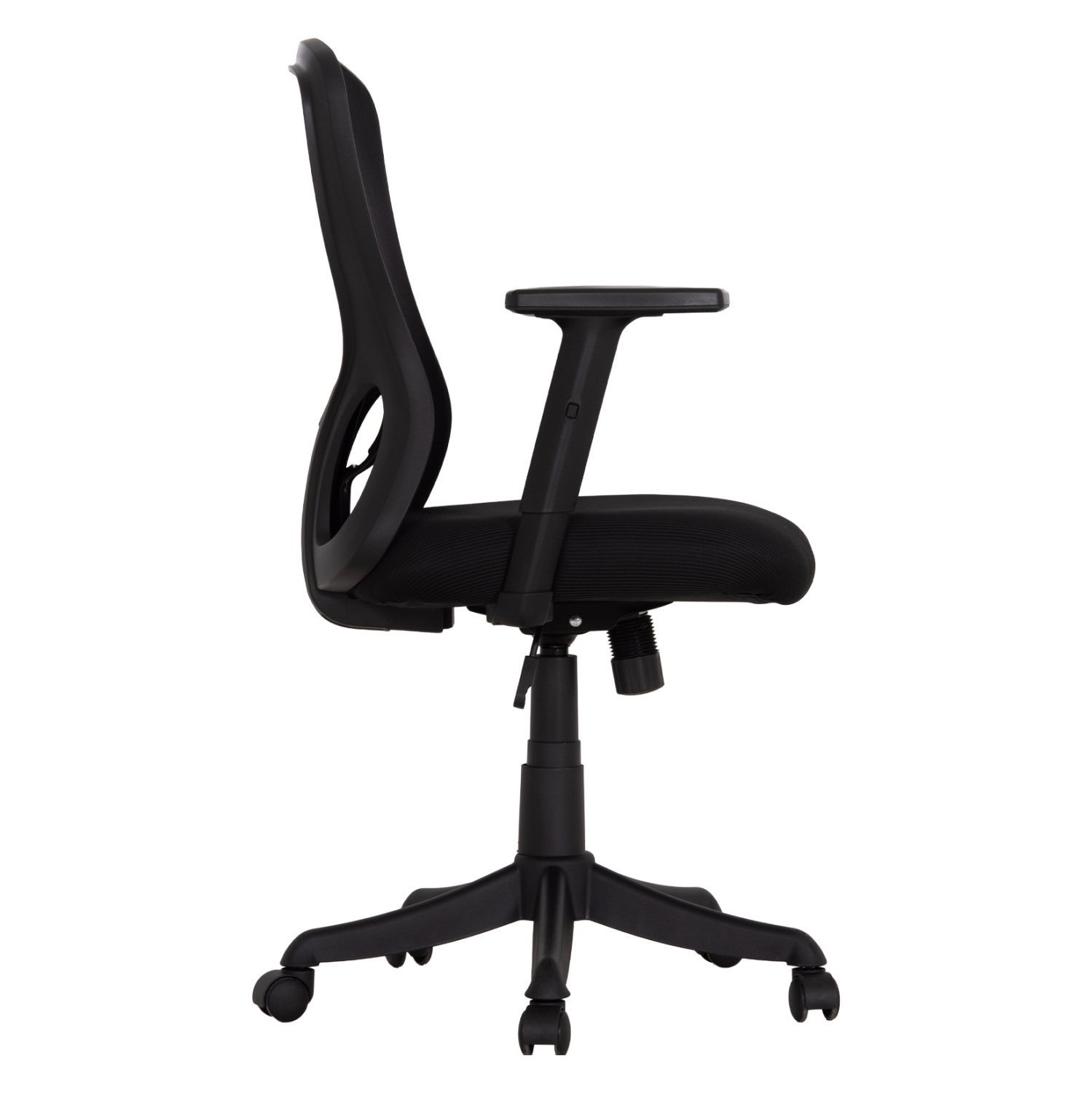 ΚΑΡΕΚΛΑ ΓΡΑΦΕΙΟΥ FB91208.01 ΜΑΥΡΟΣ ΣΚΕΛΕΤΟΣ--ΜΑΥΡΟ MESH 64x64x100-108Υεκ. - Image 4