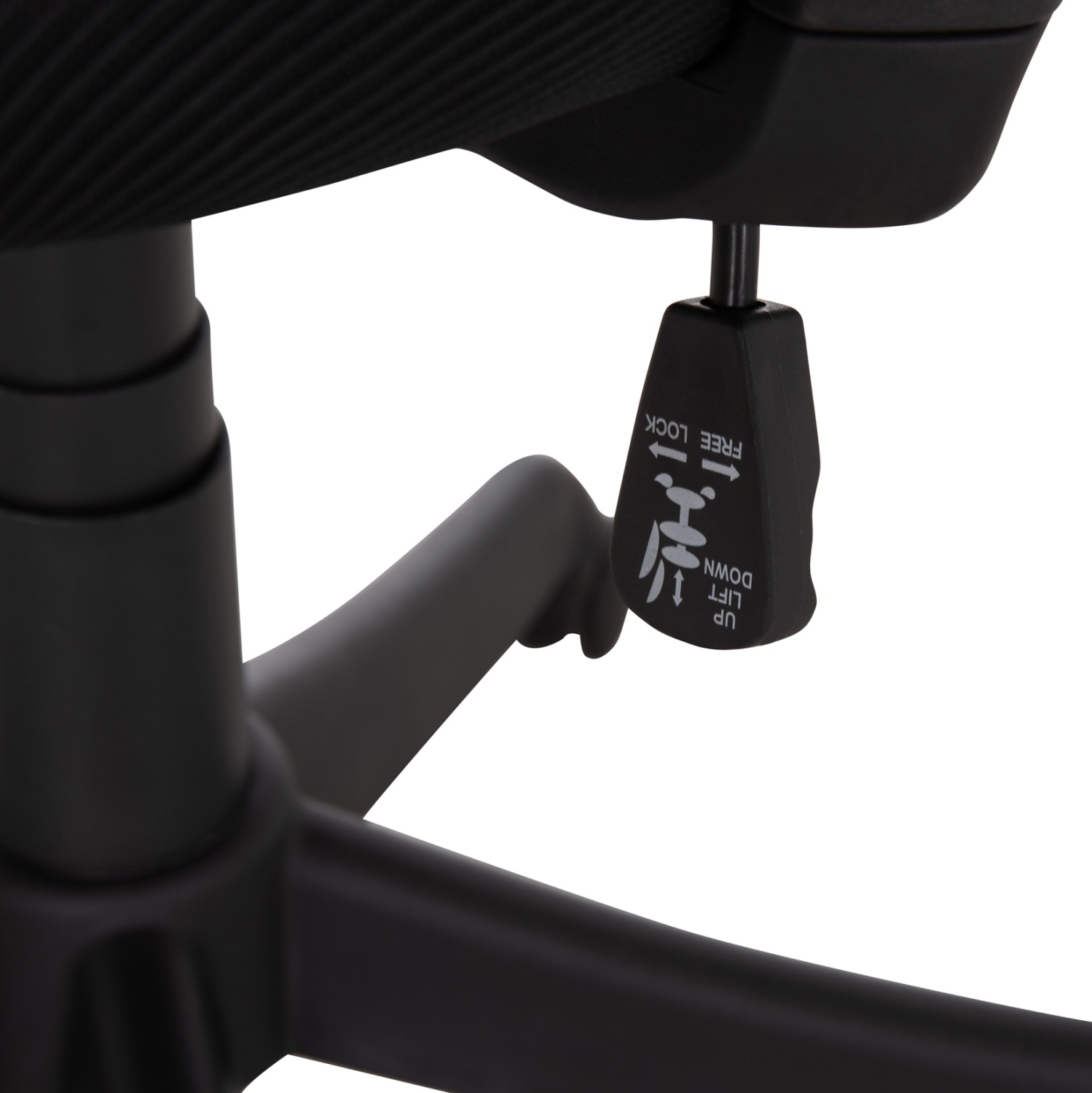 ΚΑΡΕΚΛΑ ΓΡΑΦΕΙΟΥ FB91208.01 ΜΑΥΡΟΣ ΣΚΕΛΕΤΟΣ--ΜΑΥΡΟ MESH 64x64x100-108Υεκ. - Image 9