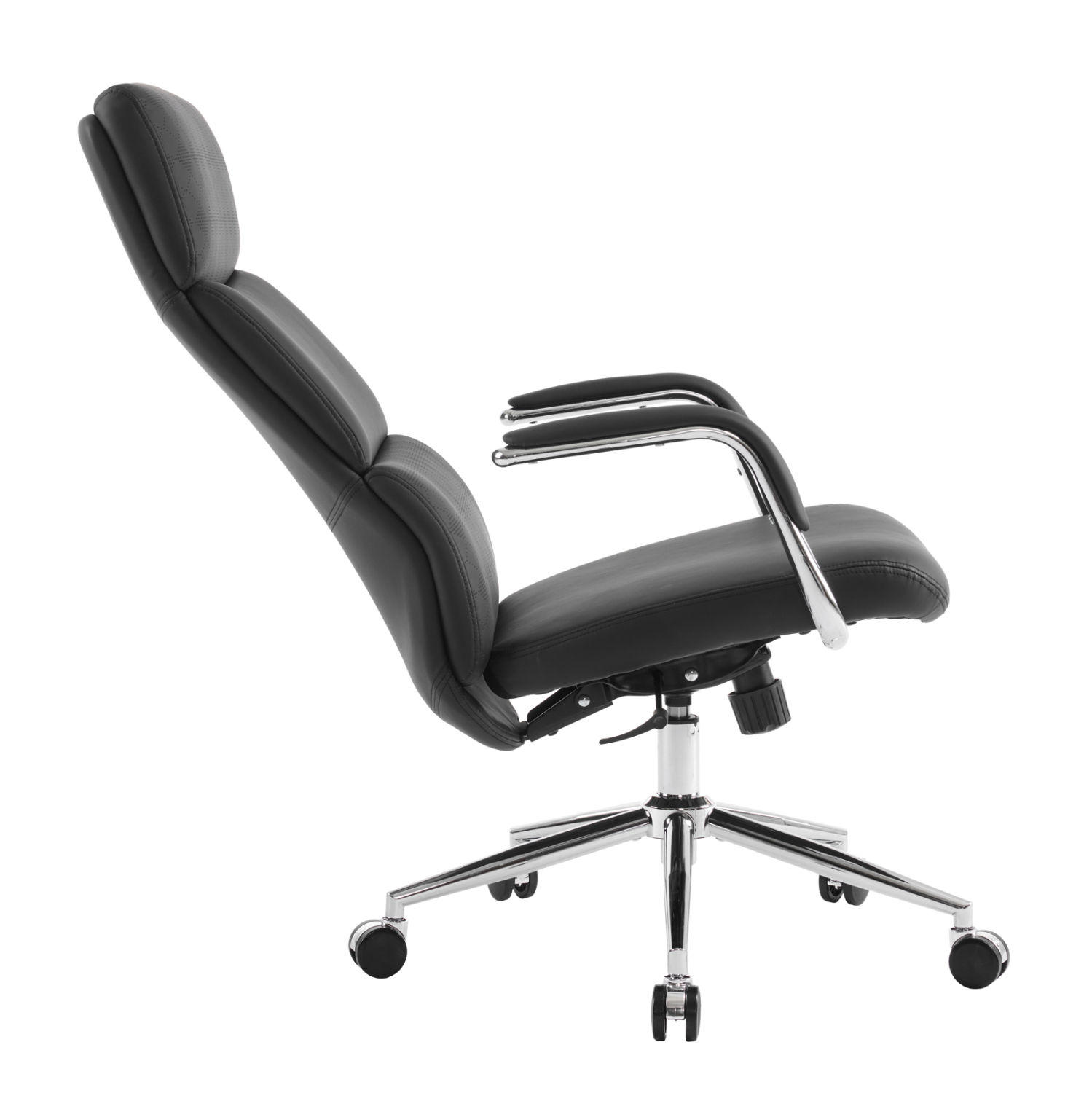 ΚΑΡΕΚΛΑ ΓΡΑΦΕΙΟΥ FB918353.01 ΜΑΥΡΟ PU ΔΕΡΜΑ--ΒΑΣΗ ΧΡΩΜΙΟΥ 66x71x127Υεκ - Image 7