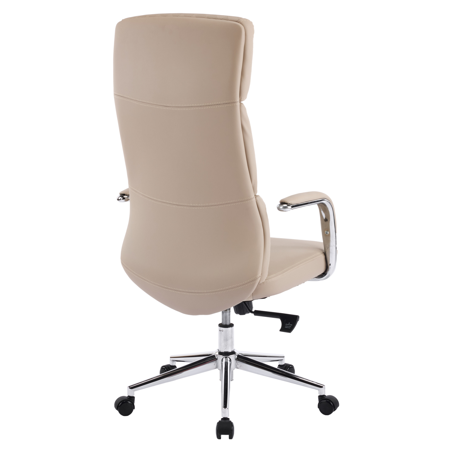 ΚΑΡΕΚΛΑ ΓΡΑΦΕΙΟΥ FB918353.02 ΜΠΕΖ PU ΔΕΡΜΑ--ΒΑΣΗ ΧΡΩΜΙΟΥ 66x71x127Υεκ - Image 5