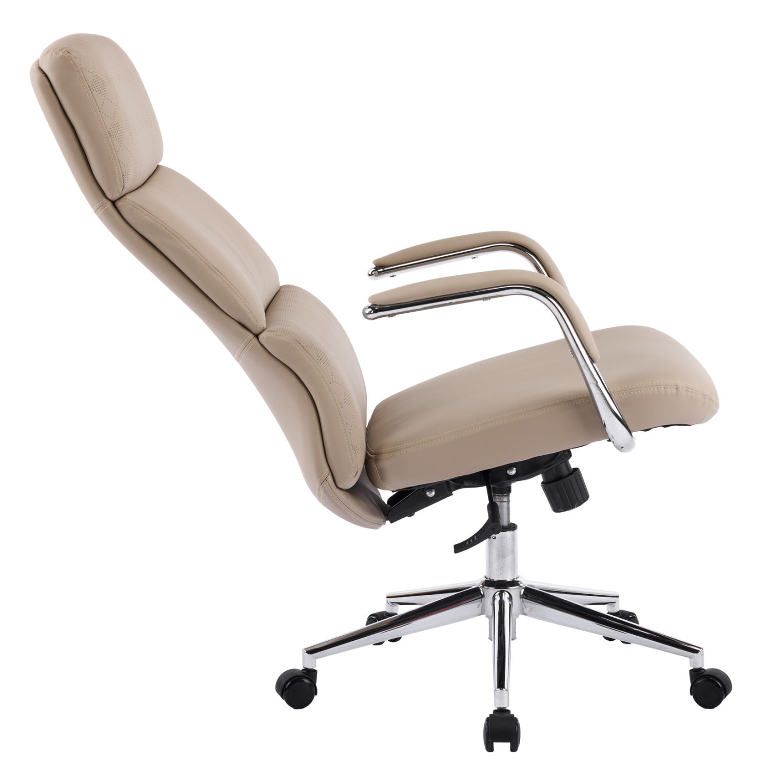 ΚΑΡΕΚΛΑ ΓΡΑΦΕΙΟΥ FB918353.02 ΜΠΕΖ PU ΔΕΡΜΑ--ΒΑΣΗ ΧΡΩΜΙΟΥ 66x71x127Υεκ - Image 8