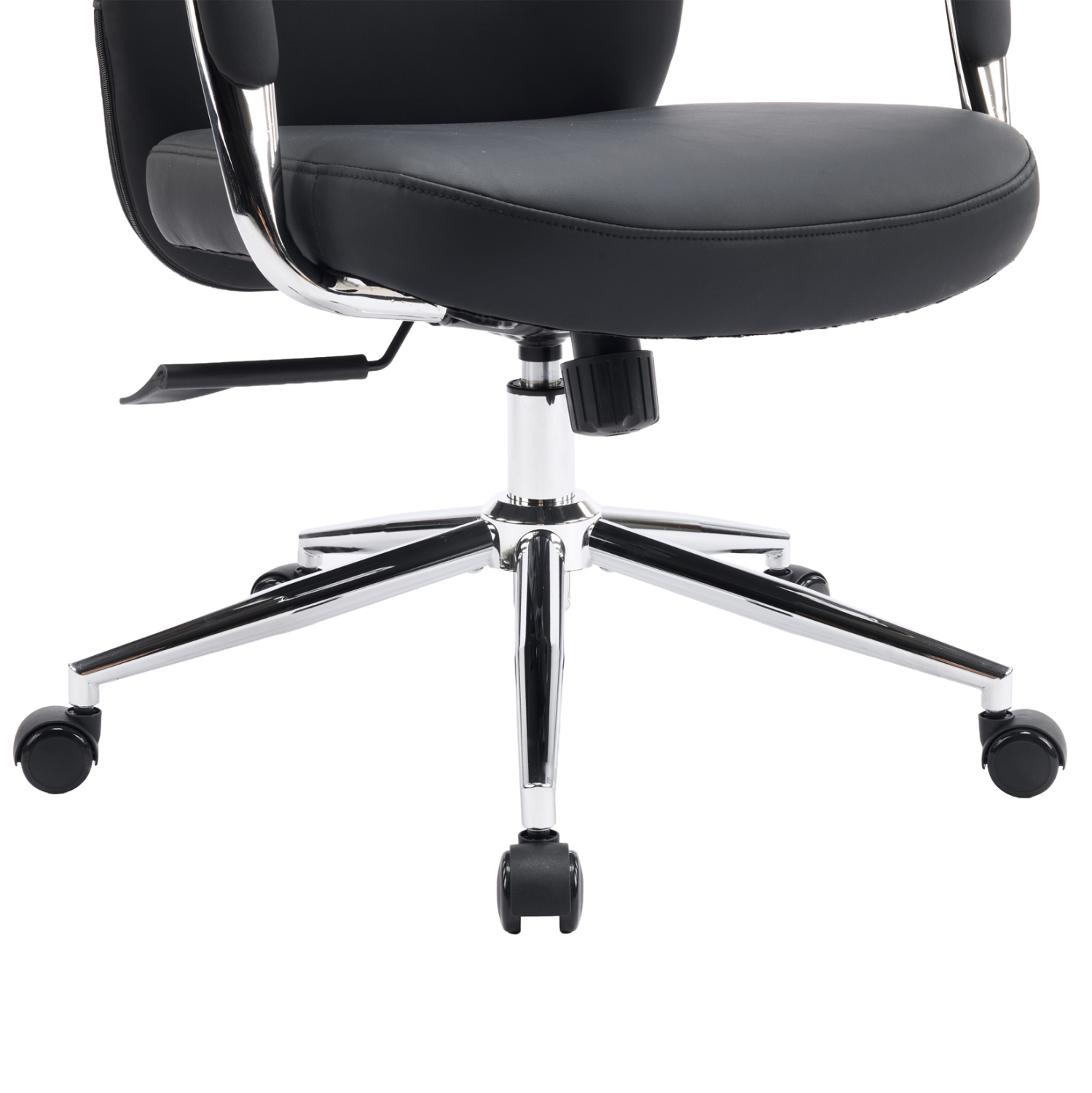 ΚΑΡΕΚΛΑ ΓΡΑΦΕΙΟΥ FB918355.01 ΜΑΥΡΟ PU ΔΕΡΜΑ--ΒΑΣΗ ΧΡΩΜΙΟΥ 67x66x121Υεκ - Image 10