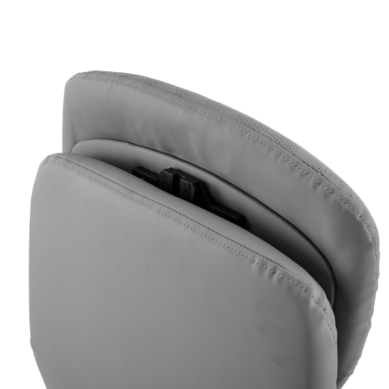 ΚΑΡΕΚΛΑ ΓΡΑΦΕΙΟΥ FB918355.10 ΓΚΡΙ PU ΔΕΡΜΑ--ΒΑΣΗ ΧΡΩΜΙΟΥ 67x66x121Υεκ - Image 9