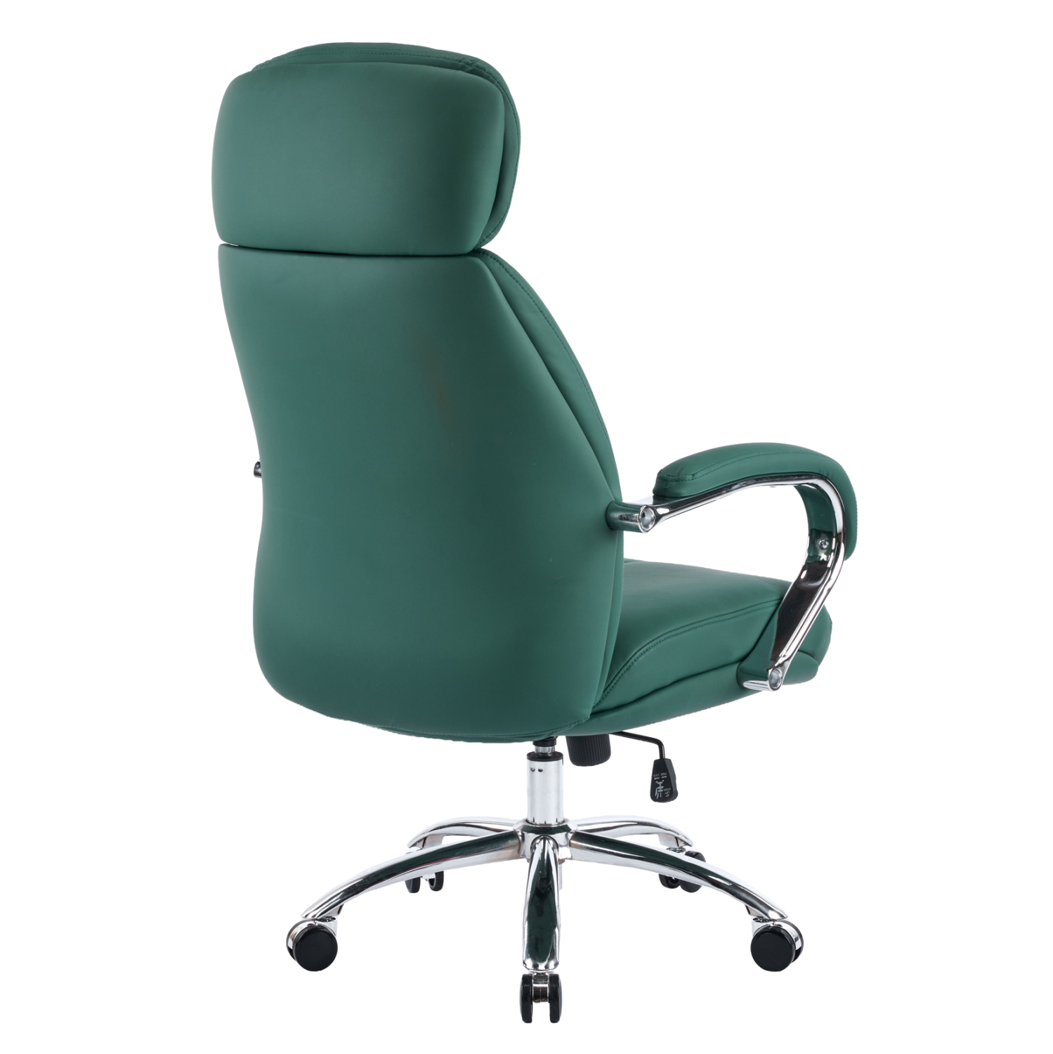 ΚΑΡΕΚΛΑ ΓΡΑΦΕΙΟΥ FB918357.07 ΠΡΑΣΙΝΟ PU ΔΕΡΜΑ--ΒΑΣΗ ΧΡΩΜΙΟΥ 66x74x128Υεκ - Image 5