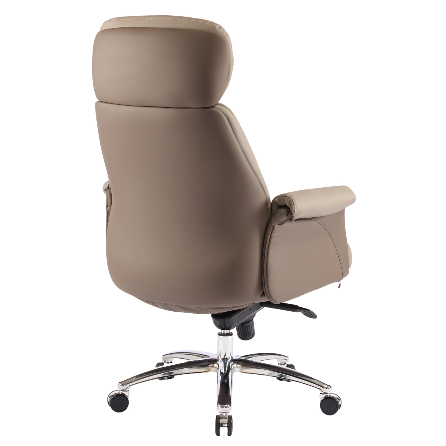 ΚΑΡΕΚΛΑ ΓΡΑΦΕΙΟΥ FB918358.02 ΜΠΕΖ-ΚΑΦΕ PU ΔΕΡΜΑ--ΒΑΣΗ ΧΡΩΜΙΟΥ 72x74x128Υεκ - Image 5