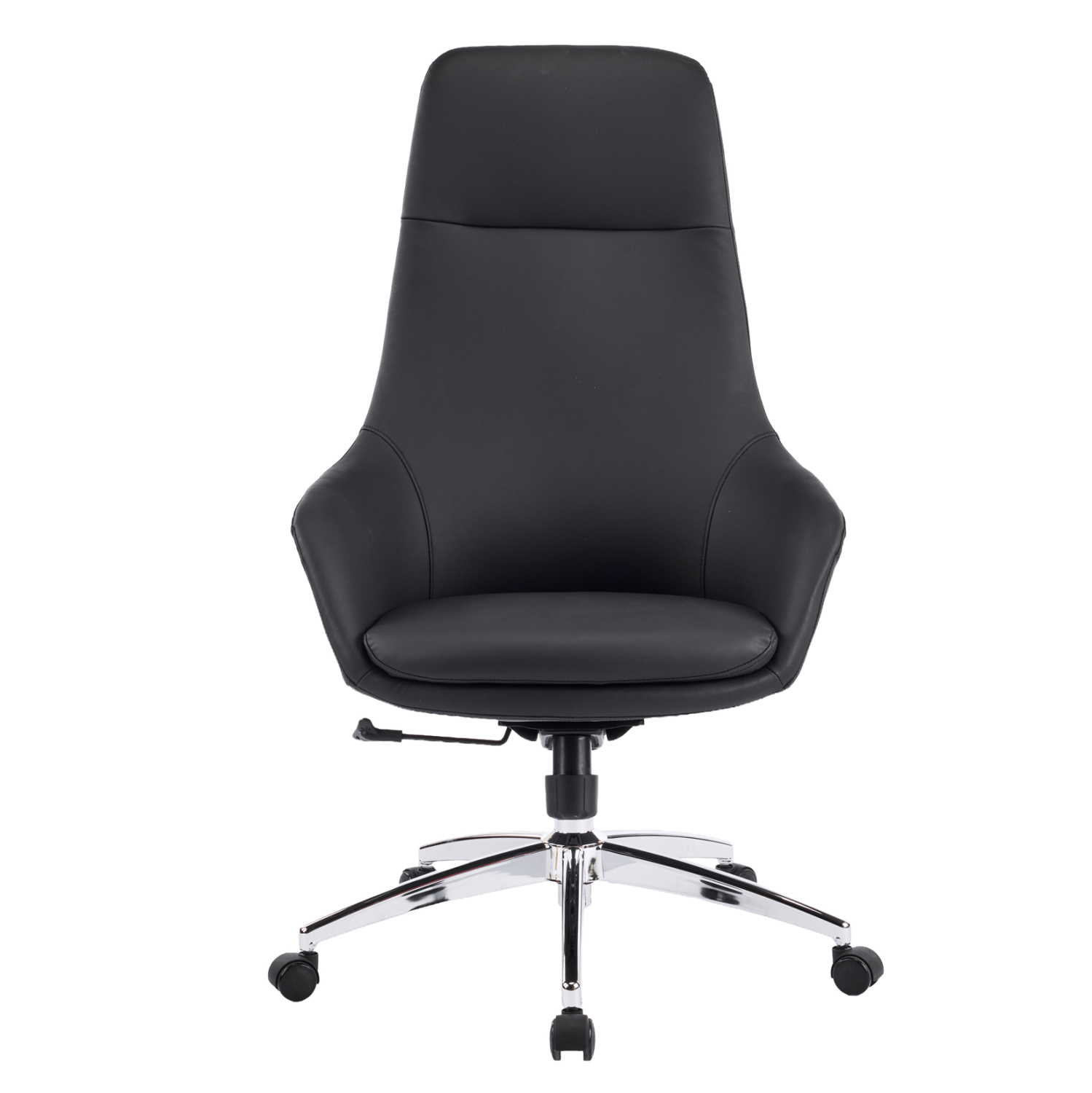 ΚΑΡΕΚΛΑ ΓΡΑΦΕΙΟΥ FB918359.01 ΜΑΥΡΟ PU ΔΕΡΜΑ--ΒΑΣΗ ΧΡΩΜΙΟΥ 67x67x126Υεκ - Image 3