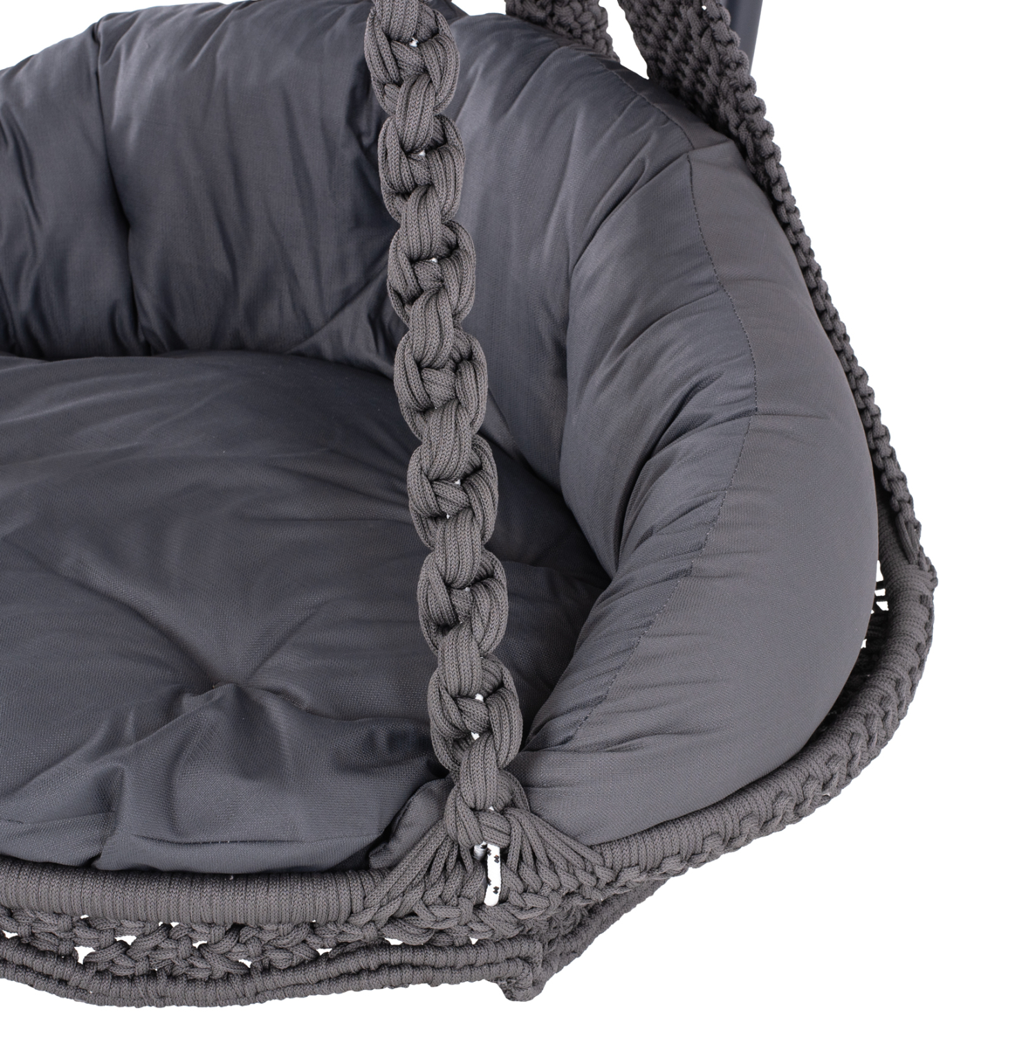 ΚΡΕΜΑΣΤΗ ΦΩΛΙΑ ΜΑΚΡΑΜΕ-ΜΕΤΑΛΛΟ ΑΝΘΡΑΚΙ FB95922.10 123x113x145Υεκ. - Image 8