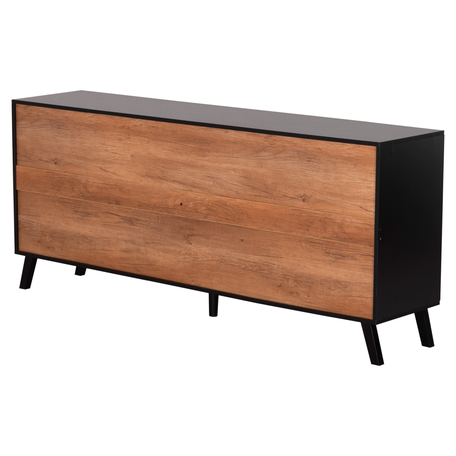 ΜΠΟΥΦΕΣ ΜΕΛΑΜΙΝΗΣ FB99446.11 ΜΑΥΡΟ-ΦΥΣΙΚΟ 180x40x78.6Υεκ. - Image 5