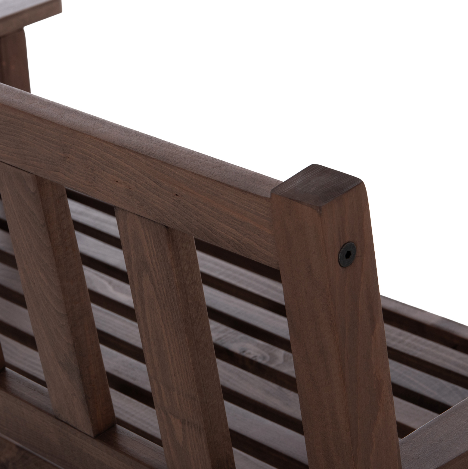 ΠΑΓΚΑΚΙ ΞΥΛΙΝΟ 2ΘΕΣΙΟ ΑΠΟ ΜΑΣΙΦ ΟΞΙΑ ΕΜΠΟΤΙΣΜΟΥ ΚΑΡΥΔΙ 110x68x84Υεκ.FB95407 - Image 10