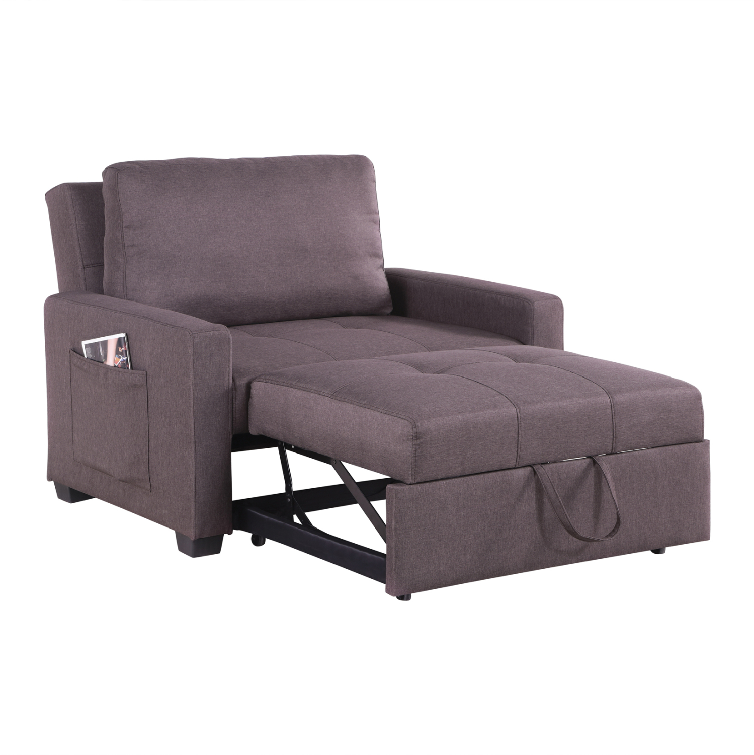 ΠΟΛΥΘΡΟΝΑ-ΚΡΕΒΑΤΙ FB93083.01 ΚΑΦΕ ΥΦΑΣΜΑ 112x96x85Υεκ. - Image 2