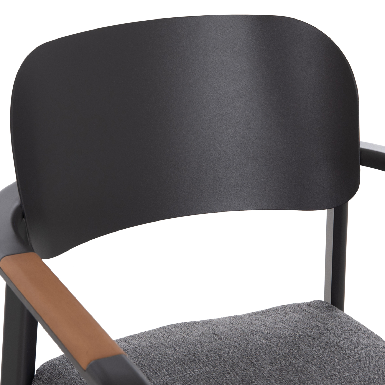 ΠΟΛΥΘΡΟΝΑ ΤΡΑΠΕΖΑΡΙΑΣ FB96414.01 ΓΚΡΙ ΑΛΟΥΜΙΝΙΟ-OLEFIN--ΞΥΛΟ TEAK 56x62x78Υεκ. - Image 7