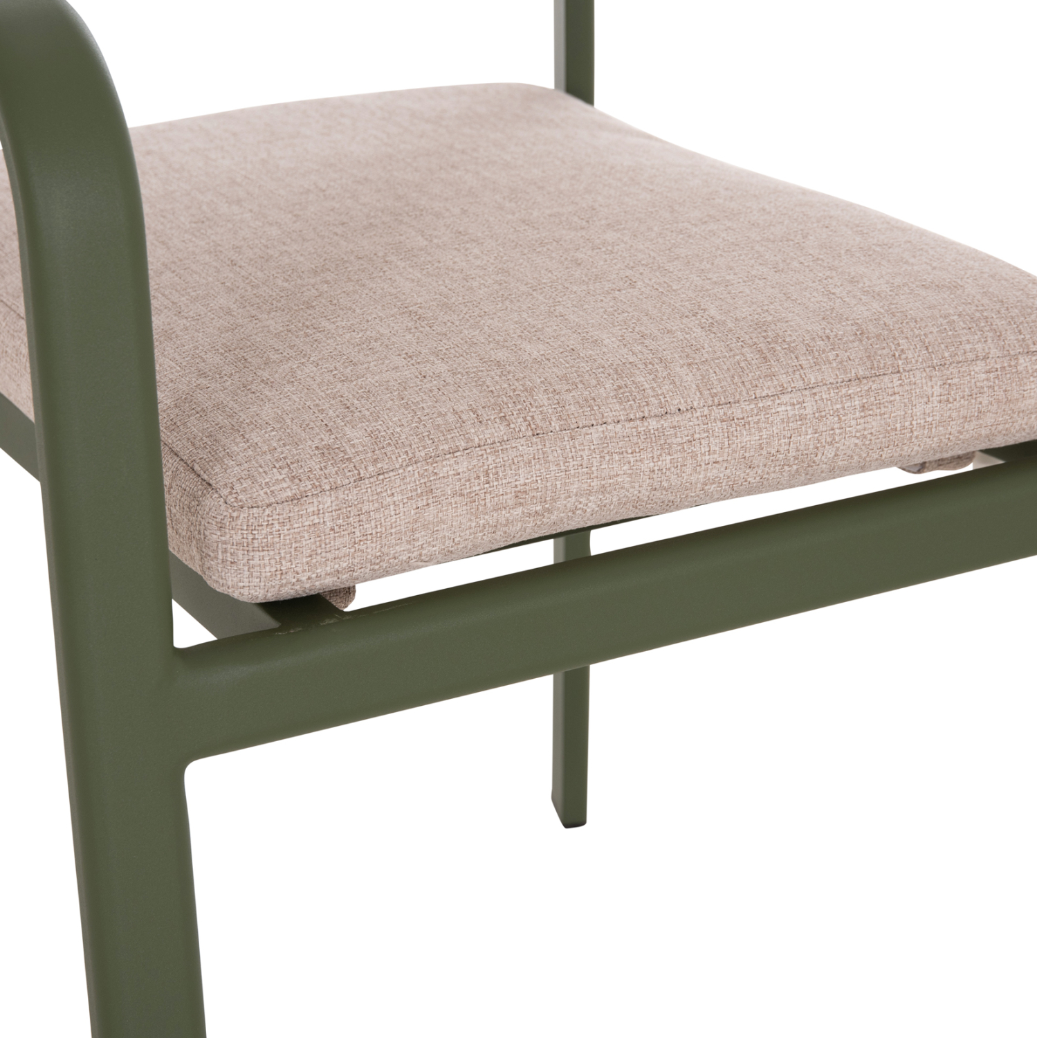 ΠΟΛΥΘΡΟΝΑ ΤΡΑΠΕΖΑΡΙΑΣ FB96414.06 ΠΡΑΣΙΝΟ ΑΛΟΥΜΙΝΙΟ-ΜΠΕΖ OLEFIN--TEAK 56x62x78Υεκ - Image 8