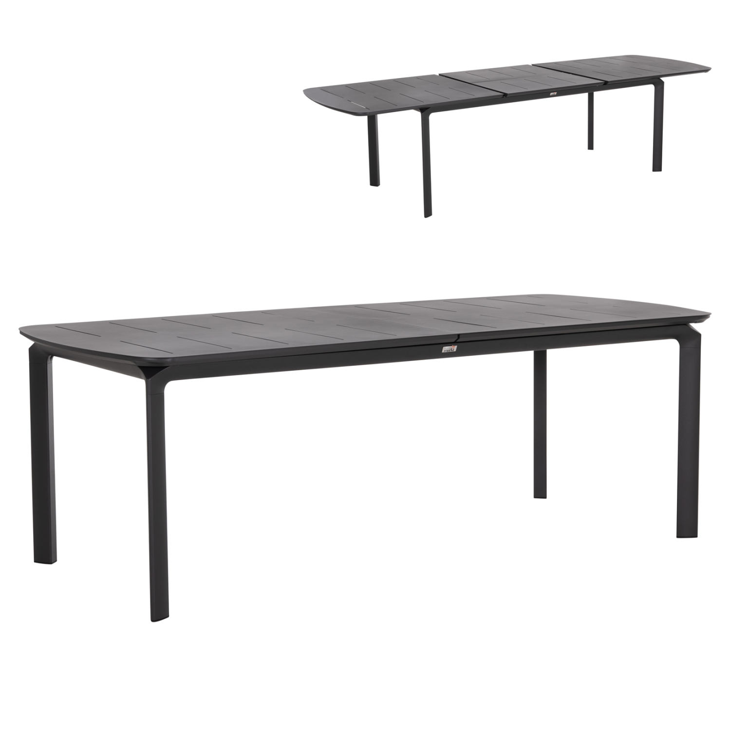 ΤΡΑΠΕΖΙ ΕΠΕΚΤΕΙΝΟΜΕΝΟ FB96415.01 ΓΚΡΙ ΑΛΟΥΜΙΝΙΟ 220-300x100x75Υεκ