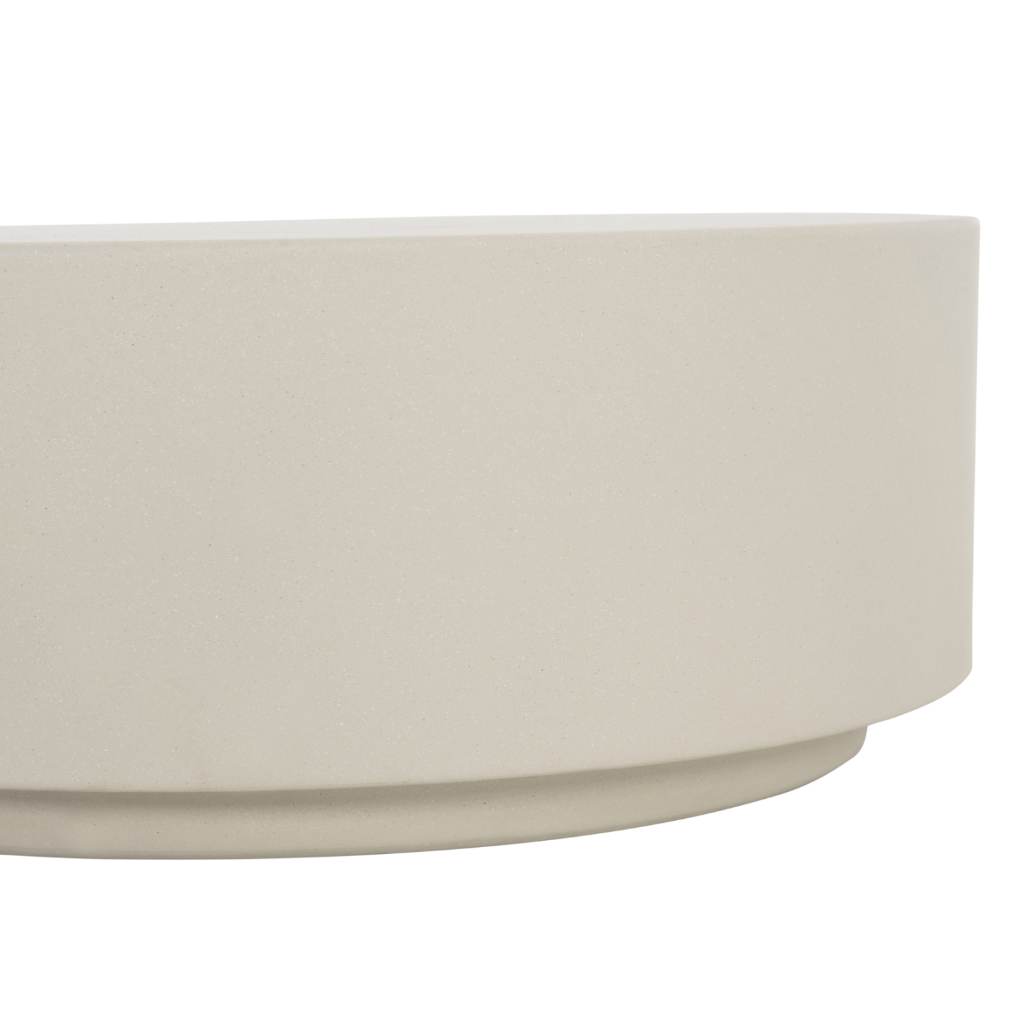 ΤΡΑΠΕΖΙ ΜΕΣΗΣ ΣΤΡΟΓΓΥΛΟ FB96579.02 ΜΠΕΖ FIBER CEMENT Φ90x34Υεκ. - Image 6