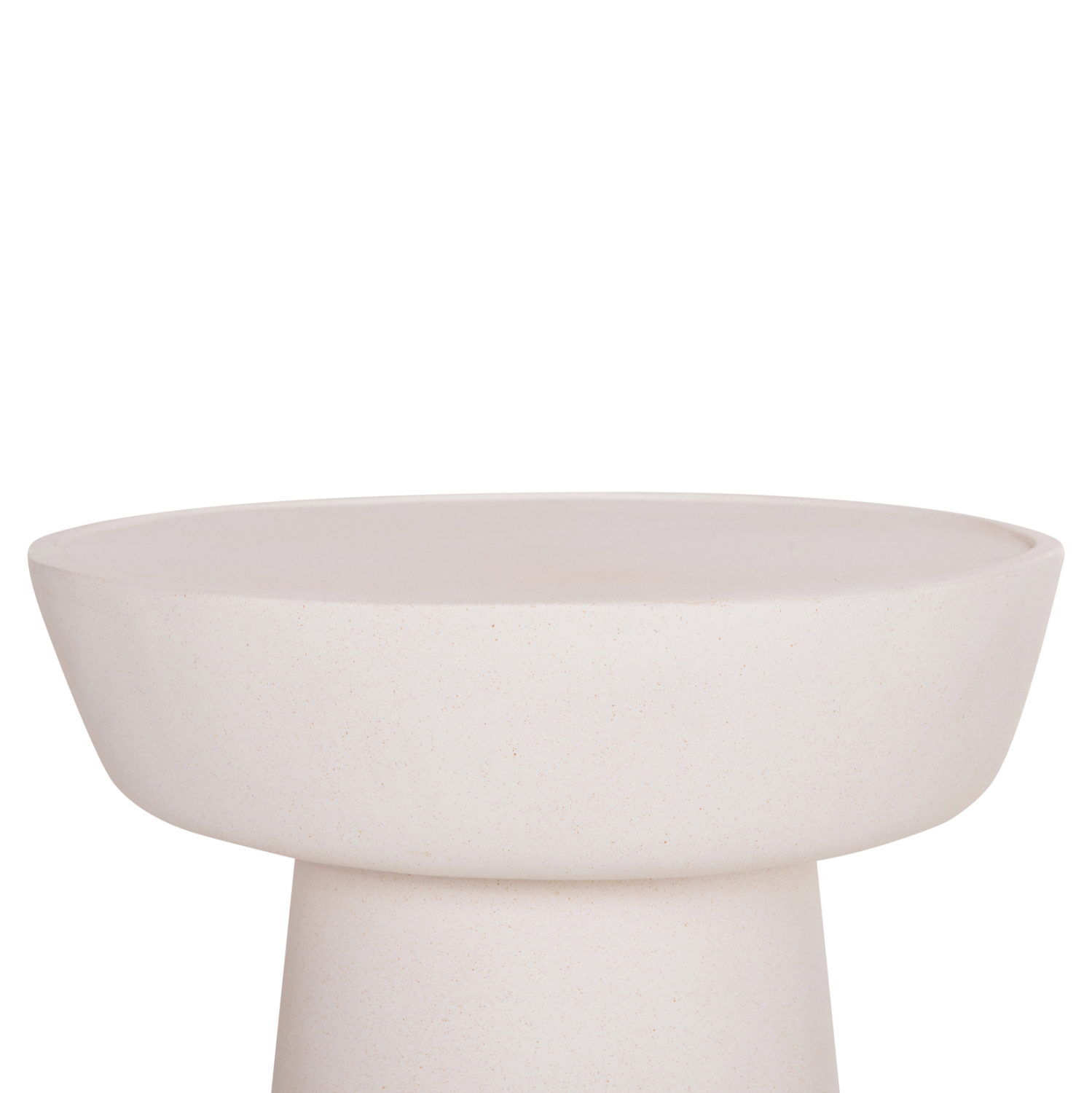 ΤΡΑΠΕΖΙ ΣΑΛΟΝΙΟΥ FB918155.02 FIBER CEMENT ΣΕ ΛΕΥΚΟ--Φ60x36Υεκ. - Image 5