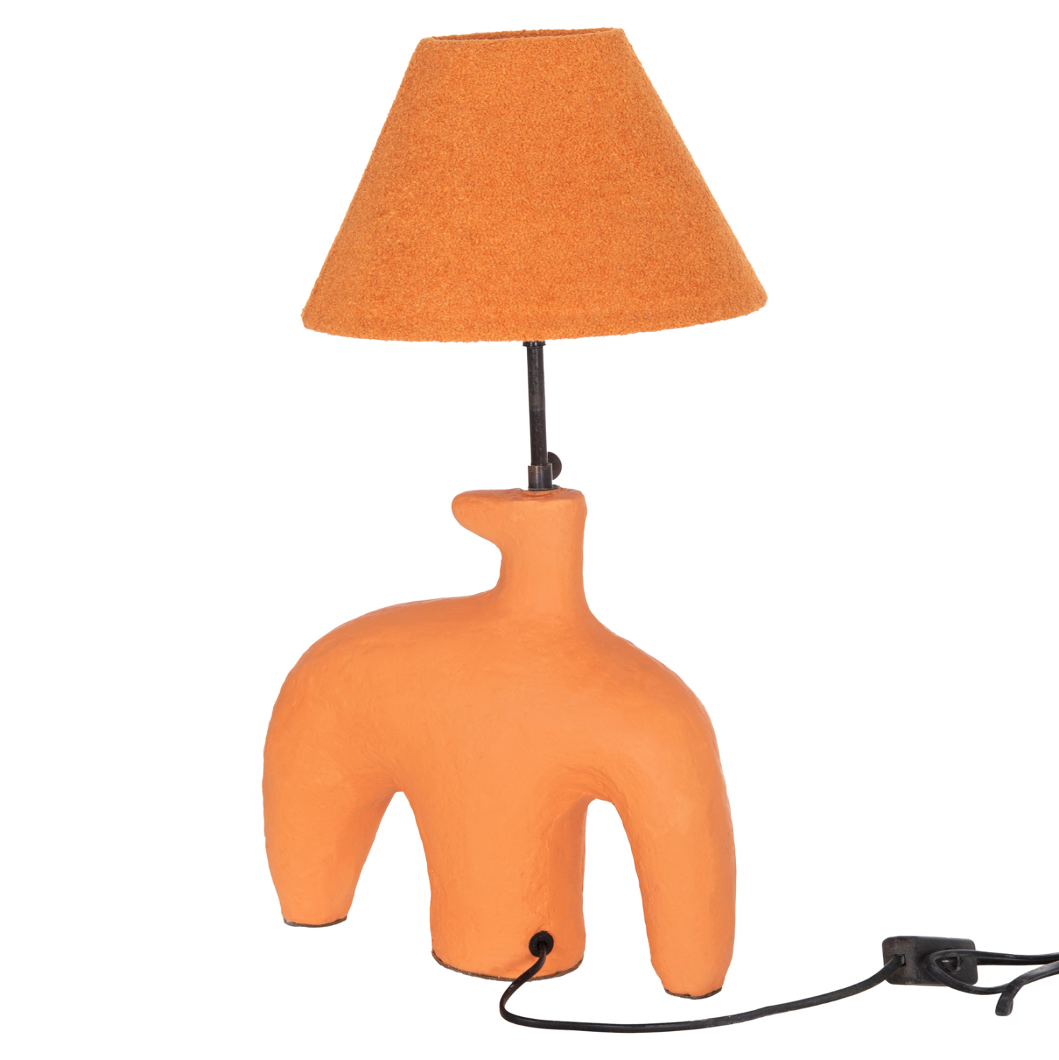 ΕΠΙΤΡΑΠΕΖΙΟ ΦΩΤΙΣΤΙΚΟ FB94697 ΤΕΡΑΚΟΤΑ ΠΟΡΤΟΚΑΛΙ-ΚΑΠΕΛΟ TEDDY ΥΦΑΣΜΑ 30x8x52Υεκ - Image 6