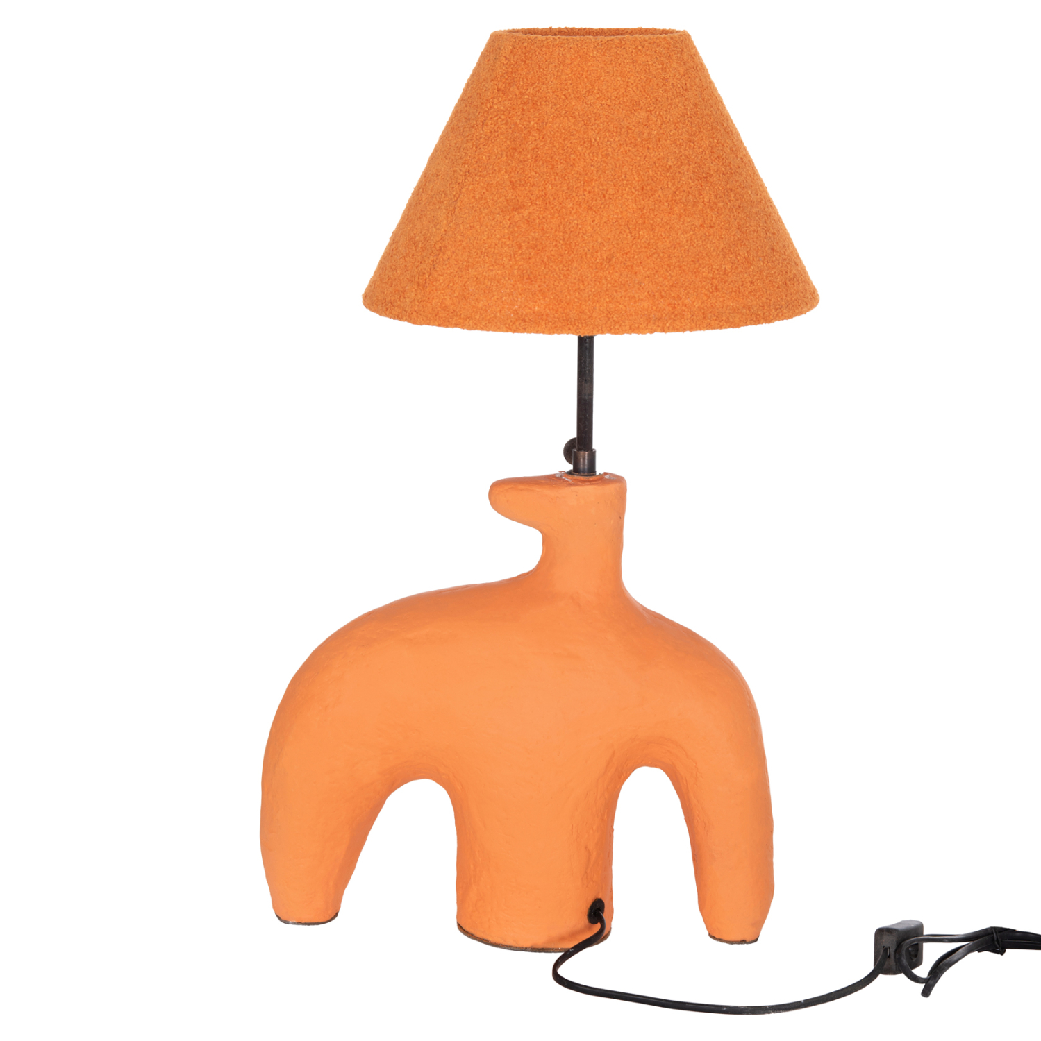 ΕΠΙΤΡΑΠΕΖΙΟ ΦΩΤΙΣΤΙΚΟ FB94697 ΤΕΡΑΚΟΤΑ ΠΟΡΤΟΚΑΛΙ-ΚΑΠΕΛΟ TEDDY ΥΦΑΣΜΑ 30x8x52Υεκ - Image 10