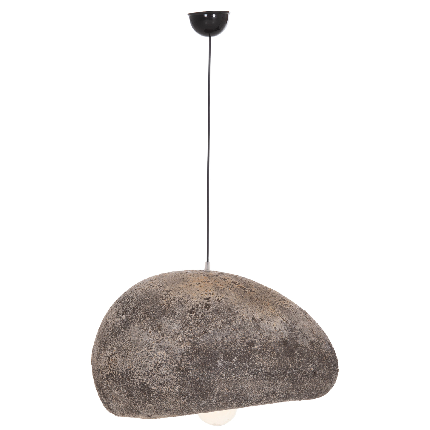 ΦΩΤΙΣΤΙΚΟ ΟΡΟΦΗΣ ΜΕ ΟΨΗ ΠΕΤΡΑΣ FB94418.04 ΓΚΡΙ--55x45x40Υεκ. - Image 3