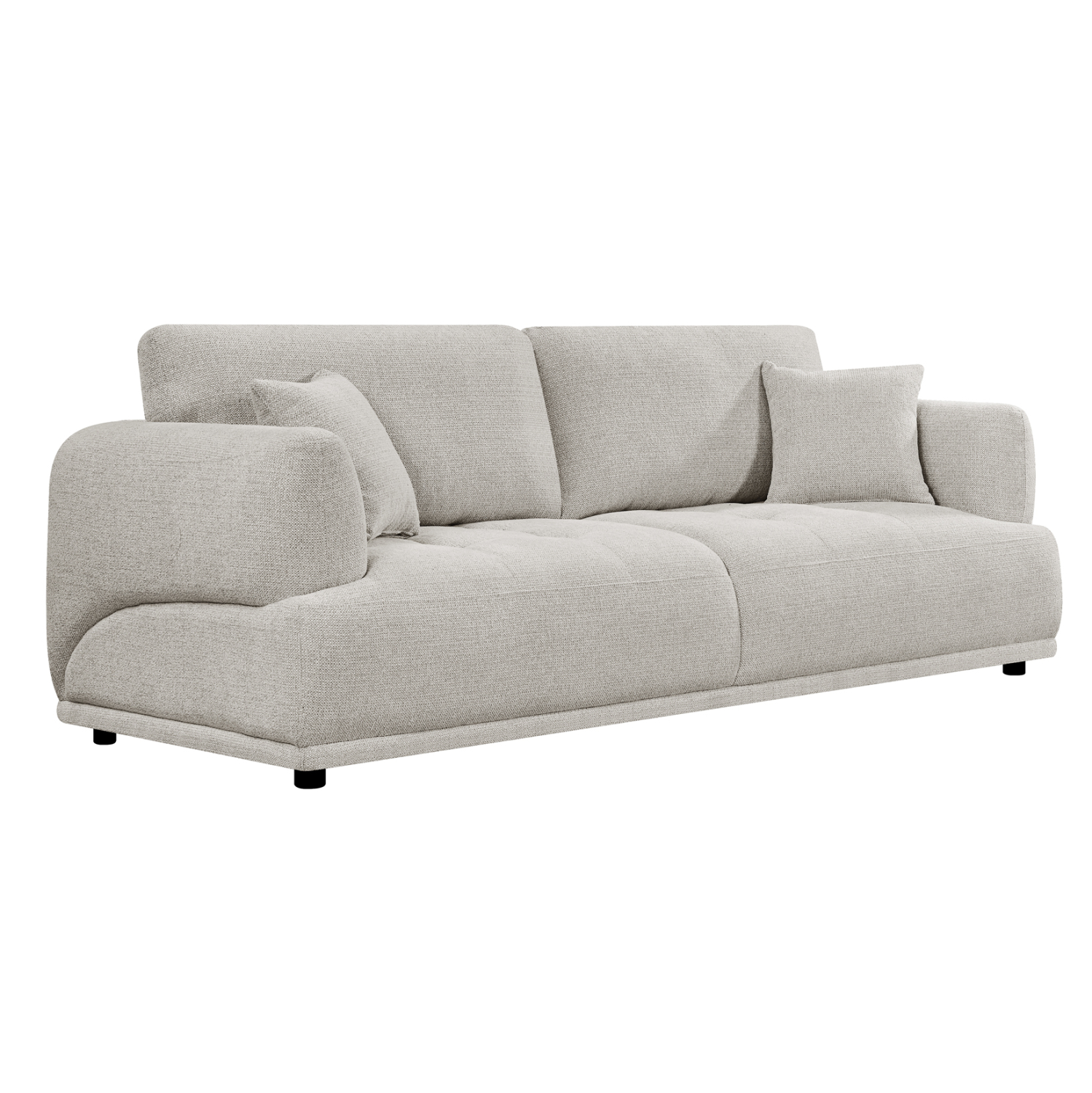 ΚΑΝΑΠΕΣ 3-ΘΕΣΙΟΣ FB93329.02 ΑΝΟΙΧΤΟ ΜΠΕΖ ΥΦΑΣΜΑ 227x94x88Υεκ.