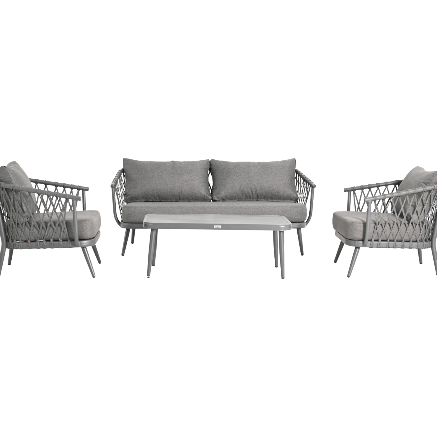 ΣΕΤ ΣΑΛΟΝΙ ΕΞ.ΧΩΡΟΥ 4 ΘΕΣΕΩΝ FB96505.01 ΑΛΟΥΜΙΝΙΟ-ΣΧΟΙΝΙ-ΜΑΞΙΛΑΡΙΑ ΣΕ ΓΚΡΙ - Image 5