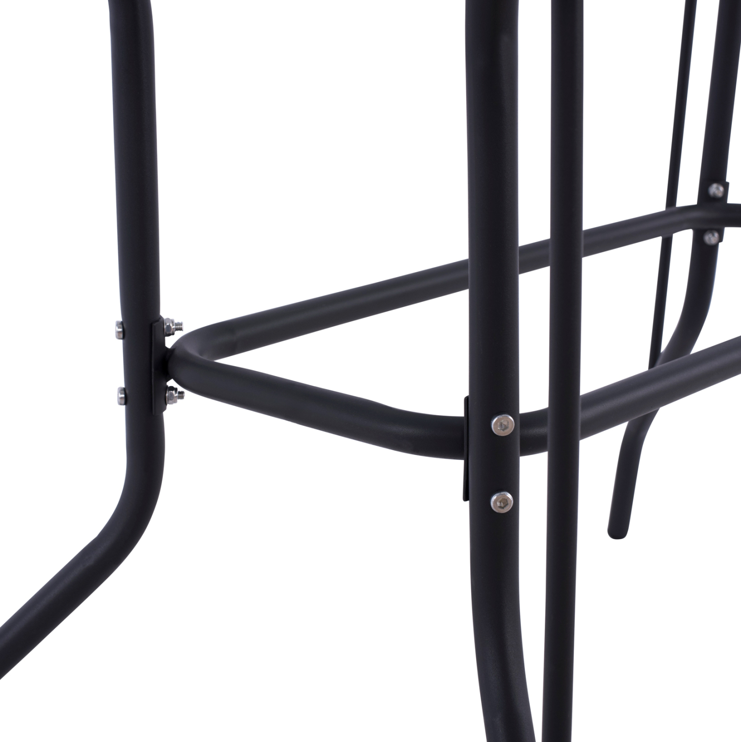 ΣΕΤ ΤΡΑΠΕΖΑΡΙΑΣ 5ΤΜΧ FB910727.01 ΚΑΡΕΚΛΕΣ ΜΕΤΑΛΛΙΚΕΣ & ΤΡΑΠΕΖΙ 110x60εκ ΓΚΡΙ - Image 5