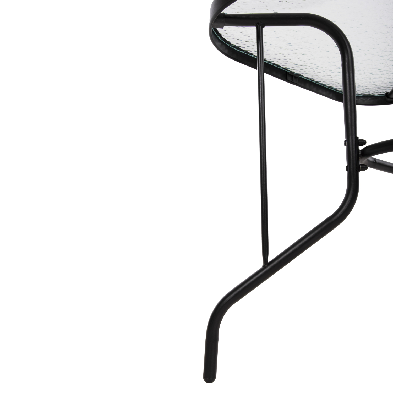 ΣΕΤ ΤΡΑΠΕΖΑΡΙΑΣ 5ΤΜΧ FB910727.03 ΚΑΡΕΚΛΕΣ ΜΕΤΑΛΛΙΚΕΣ & ΤΡΑΠΕΖΙ 120x70εκ ΜΑΥΡΟ - Image 5