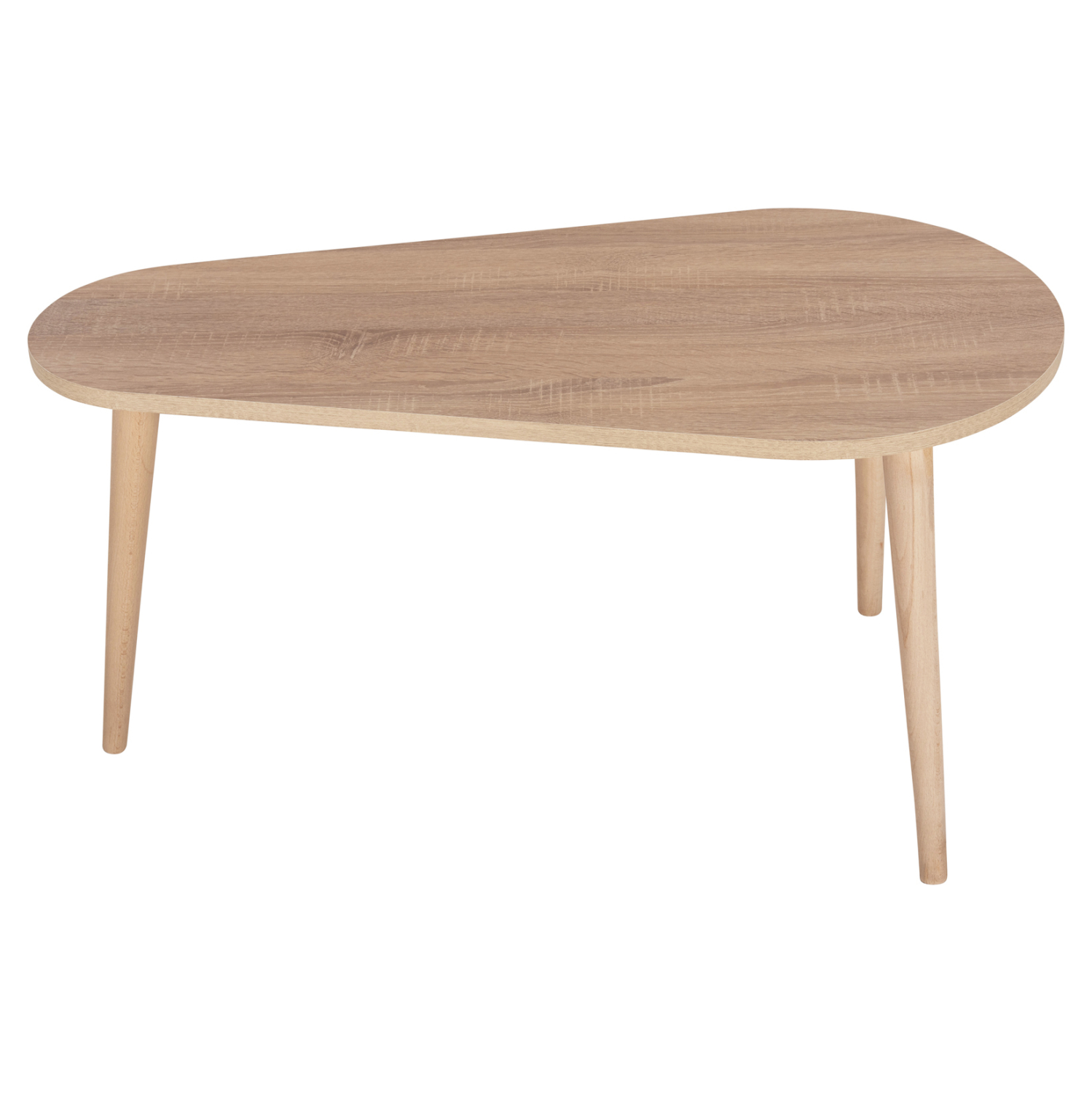 ΤΡΑΠΕΖΙΑ ΣΑΛΟΝΙΟΥ 2ΤΜΧ FB918179.04 ΜΕΛΑΜΙΝΗ ΣΕ ΣΟΝΑΜΑ-ΛΕΥΚΟ 94x47x47Υεκ - Image 6