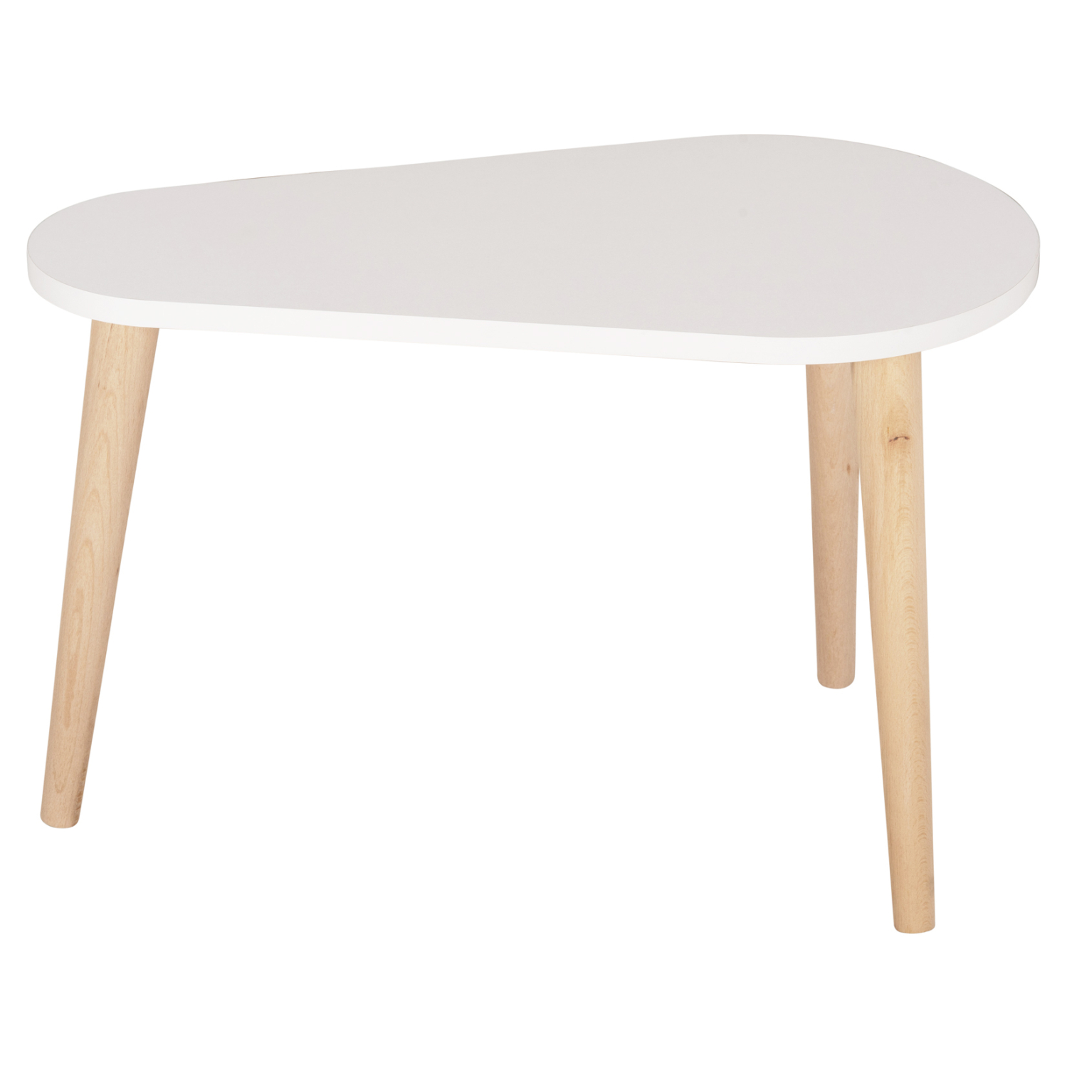 ΤΡΑΠΕΖΙΑ ΣΑΛΟΝΙΟΥ 2ΤΜΧ FB918179.04 ΜΕΛΑΜΙΝΗ ΣΕ ΣΟΝΑΜΑ-ΛΕΥΚΟ 94x47x47Υεκ - Image 7